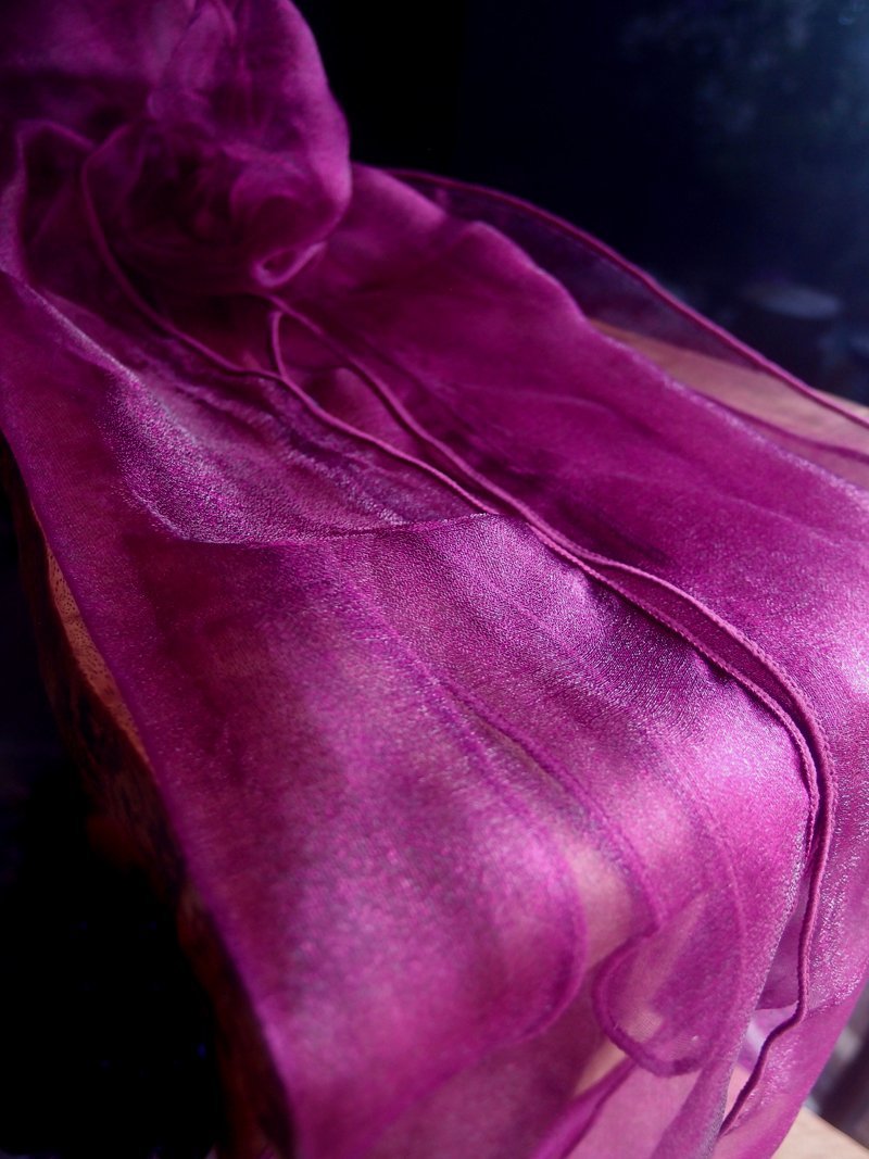 Marsala / Burgundy Wine Organza Chair Sashes (9FT, 10 PACK) - PaperLanternStore.com - Paper Lanterns, Decor, Party Lights & More