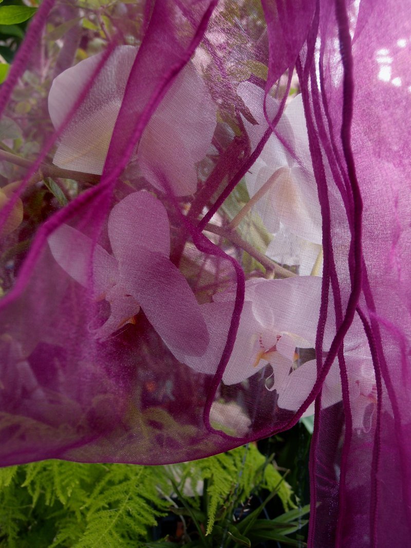 Marsala / Burgundy Wine Organza Chair Sashes (9FT, 10 PACK) - PaperLanternStore.com - Paper Lanterns, Decor, Party Lights & More