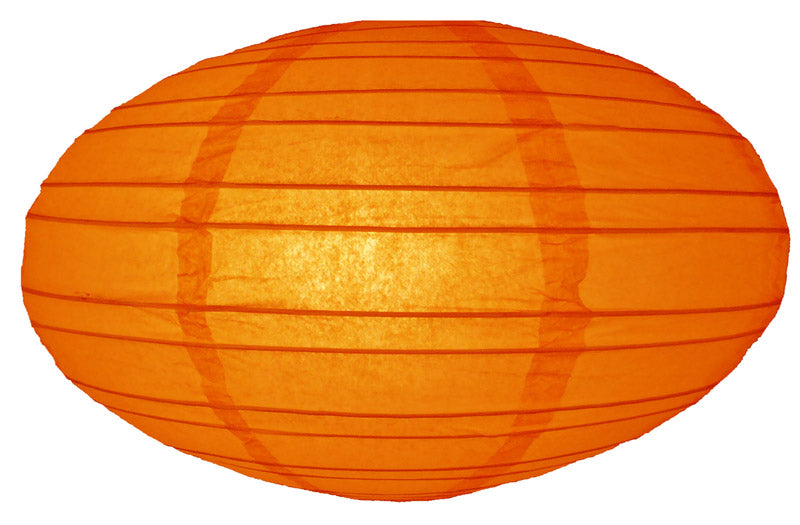 16" Orange Saturn Paper Lantern - PaperLanternStore.com - Paper Lanterns, Decor, Party Lights & More