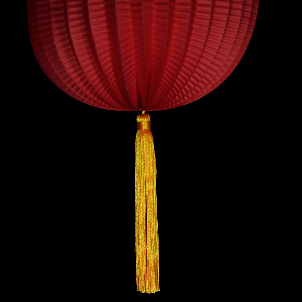 Yellow Tassel Hanging Ornament Accessory for Paper Lanterns (10 PACK) - PaperLanternStore.com - Paper Lanterns, Decor, Party Lights &amp; More