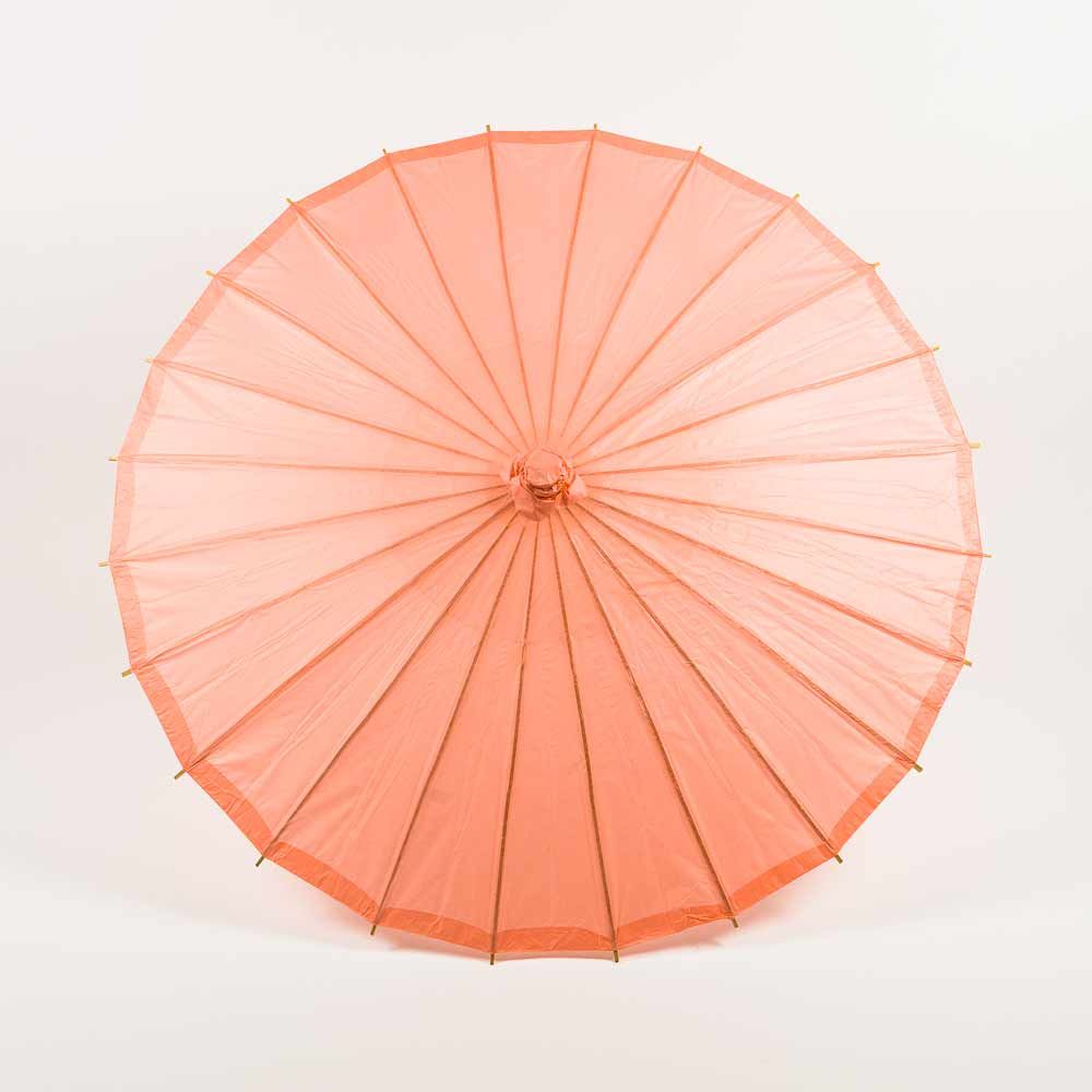 32&quot; Roseate / Pink Coral Paper Parasol Umbrella - PaperLanternStore.com - Paper Lanterns, Decor, Party Lights &amp; More