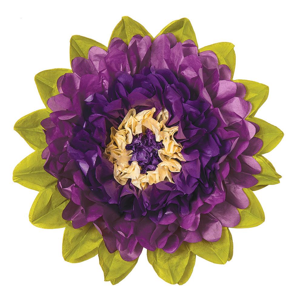 Extra Large Petunia Purple 20 Inch Tissue Paper Flower - PaperLanternStore.com - Paper Lanterns, Decor, Party Lights &amp; More