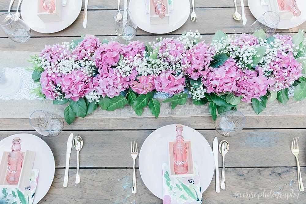 7pc Pink Vintage Glass Wedding Bottle Set, Assorted Wedding Table and Centerpiece Display - PaperLanternStore.com - Paper Lanterns, Decor, Party Lights &amp; More