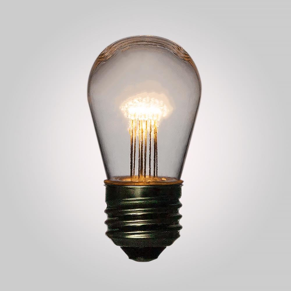 Warm White 0.7-Watt LED S14 Sign Light Bulb, Shatterproof, E26 Medium Base - PaperLanternStore.com - Paper Lanterns, Decor, Party Lights &amp; More