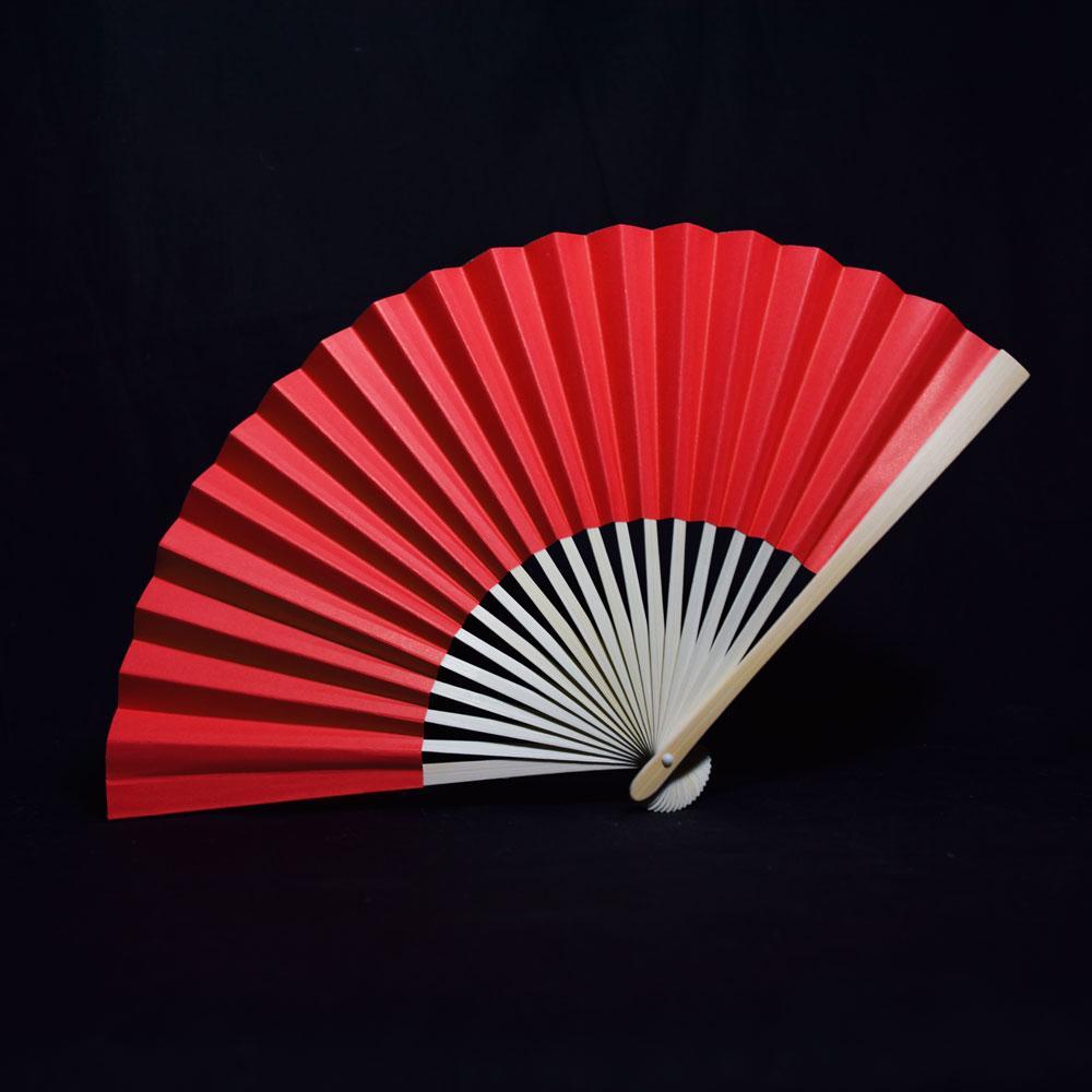 9&quot; Red Paper Hand Fans for Weddings, Premium Paper Stock (10 Pack) - PaperLanternStore.com - Paper Lanterns, Decor, Party Lights &amp; More