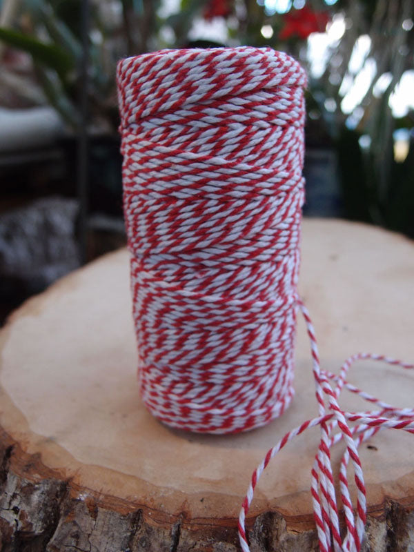 Red Bakers Twine Decorative Craft String - PaperLanternStore.com - Paper Lanterns, Decor, Party Lights &amp; More