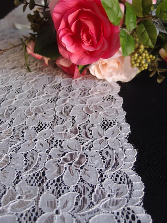 Vintage White Lace Style No.2 Table Runner (12 x 108) - PaperLanternStore.com - Paper Lanterns, Decor, Party Lights &amp; More