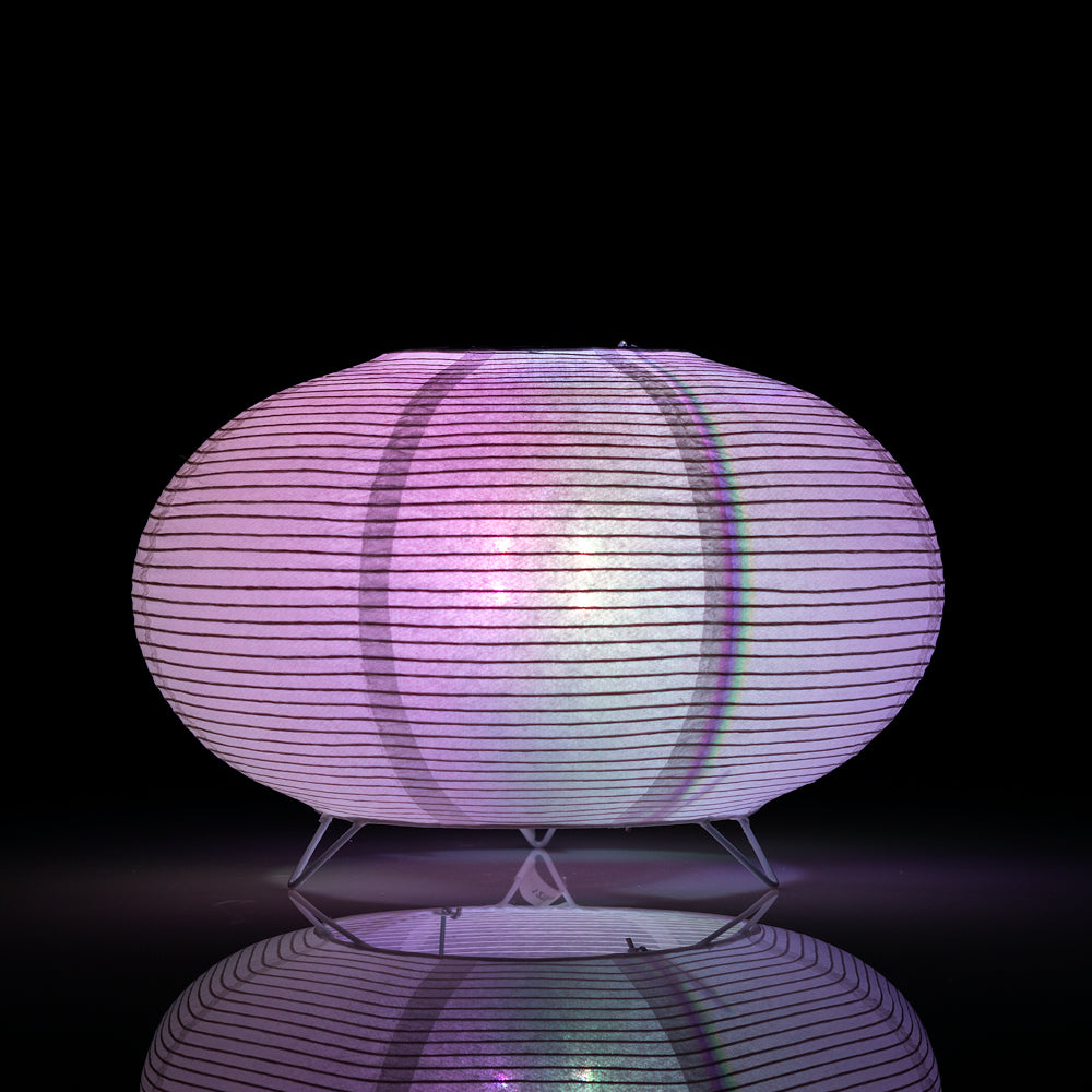 Saturn Fine Line Color-Changing LED Table Top Lantern Lamp Light KIT w/ Remote, Omni360 Battery Powered - PaperLanternStore.com - Paper Lanterns, Decor, Party Lights &amp; More