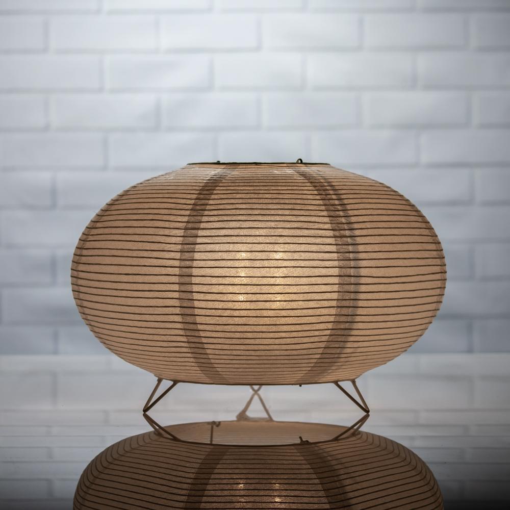 Saturn Fine Line Warm White LED Table Top Lantern Lamp Light KIT w/ Remote, Omni360 Battery Powered - PaperLanternStore.com - Paper Lanterns, Decor, Party Lights &amp; More