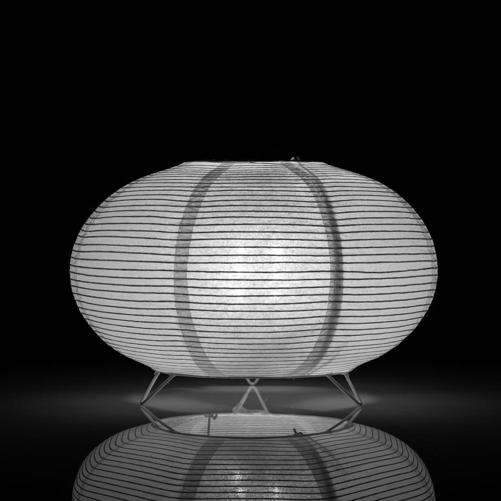Saturn Fine Line Cool White LED Table Top Lantern Lamp Light KIT w/ Remote, Omni360 Battery Powered - PaperLanternStore.com - Paper Lanterns, Decor, Party Lights &amp; More