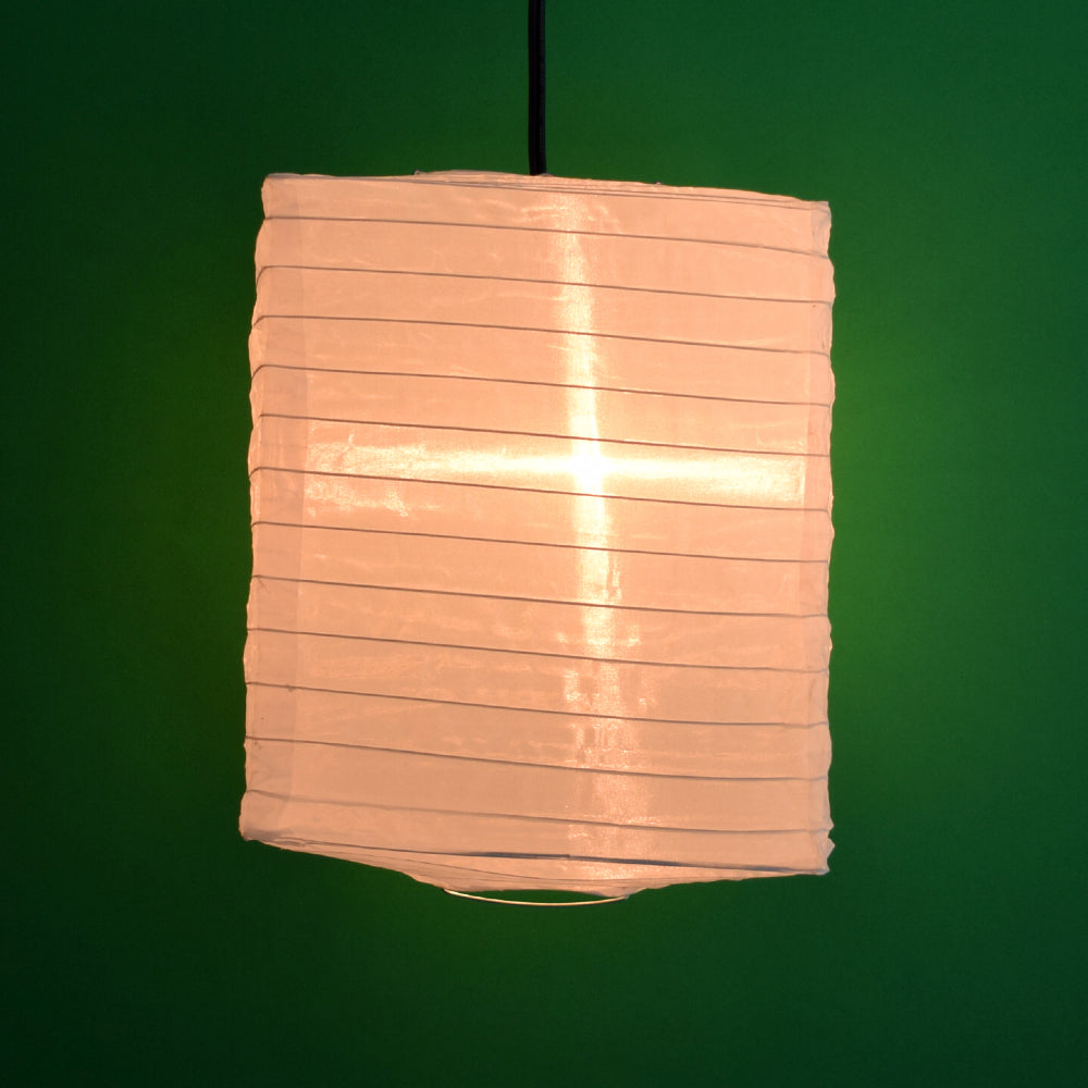 10&quot; White Hako Nylon Lantern - PaperLanternStore.com - Paper Lanterns, Decor, Party Lights &amp; More