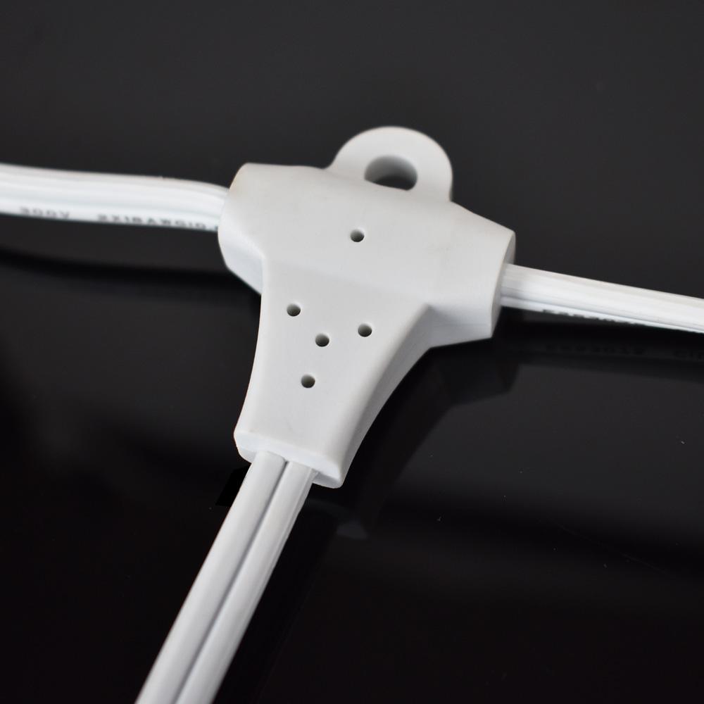 3-PACK 30" Dark Blue 5-Point Weatherproof Outdoor Plastic Star Lantern, with LED Bulbs and Lamp Cord Light Included