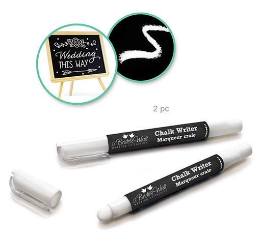 White Chalkboard Writing Marker Pen,, Set of 2 - PaperLanternStore.com - Paper Lanterns, Decor, Party Lights &amp; More