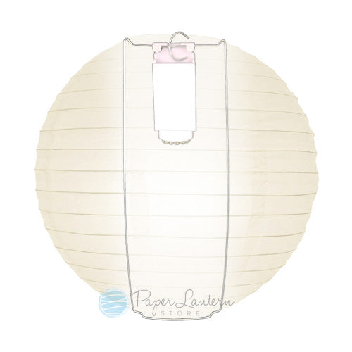 Cherry Blossom Wedding &amp; Party Decoration Starter Kit – 24 Cherry Sakura Paper Lanterns &amp; LED Lights | Optional Parasols &amp; Hand Fan Bundle