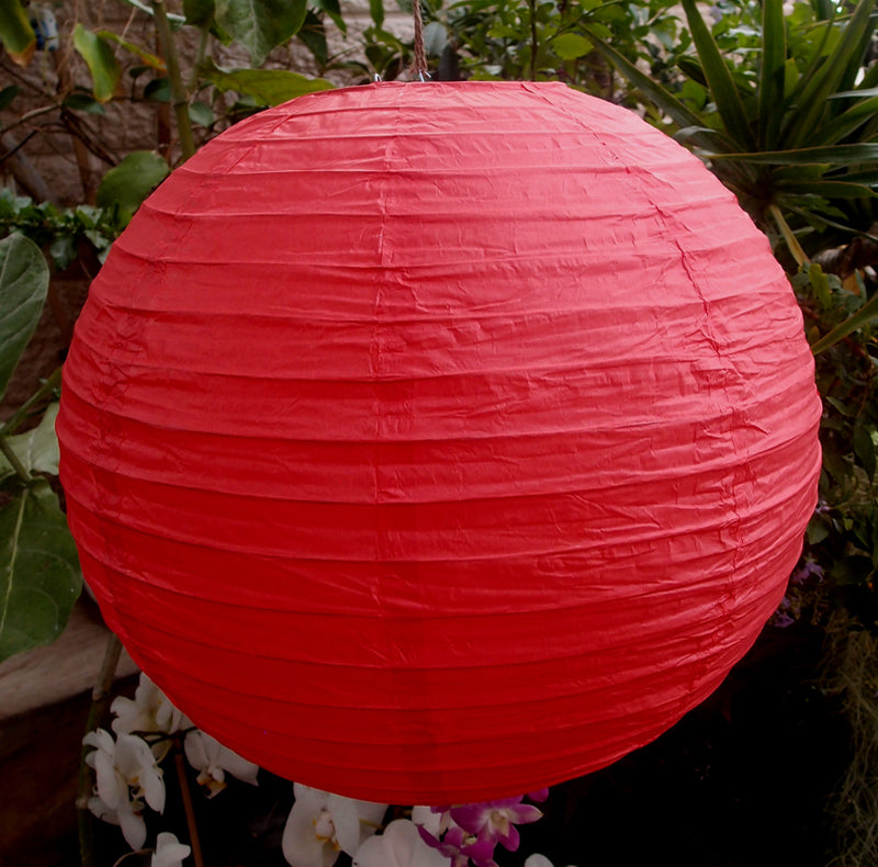 12&quot; Valentine&#39;s Day Red Paper Lantern String Light COMBO Kit (21 FT, EXPANDABLE, White) - PaperLanternStore.com - Paper Lanterns, Decor, Party Lights &amp; More