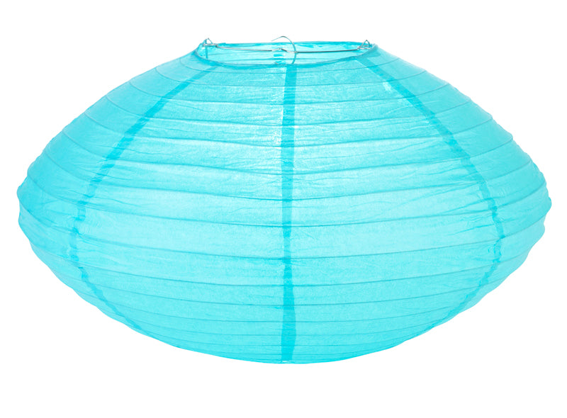 16" Water Blue Saturn Paper Lantern - PaperLanternStore.com - Paper Lanterns, Decor, Party Lights & More