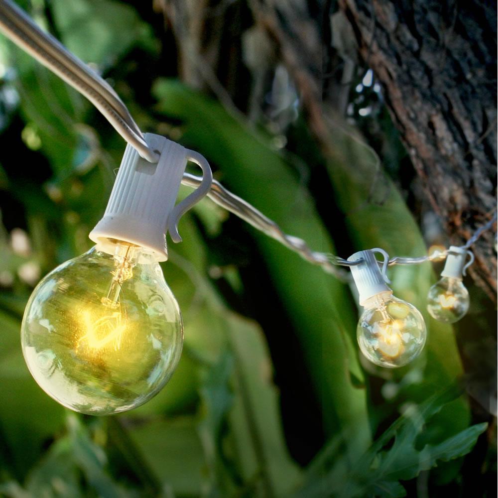 12&quot; Wedding Paper Lantern String Light Decoration COMBO Kit (21 FT, EXPANDABLE, White Cord) - PaperLanternStore.com - Paper Lanterns, Decor, Party Lights &amp; More