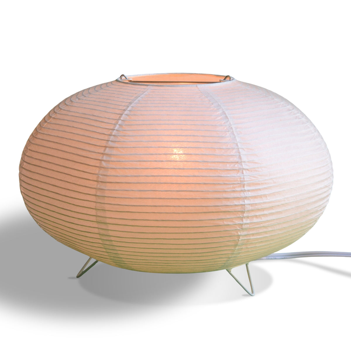 Saturn Corded Table Top Lantern Lamp Kit w/ Light Bulb, Fine Line Paper Moon - PaperLanternStore.com - Paper Lanterns, Decor, Party Lights &amp; More