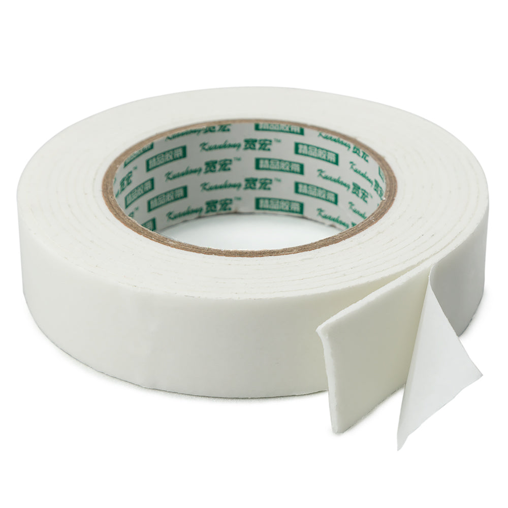 Wide Thick Double-Sided Sticky Foam Tape, 0.10" Thick, 1.25" Wide x 118" Long - PaperLanternStore.com - Paper Lanterns, Decor, Party Lights & More