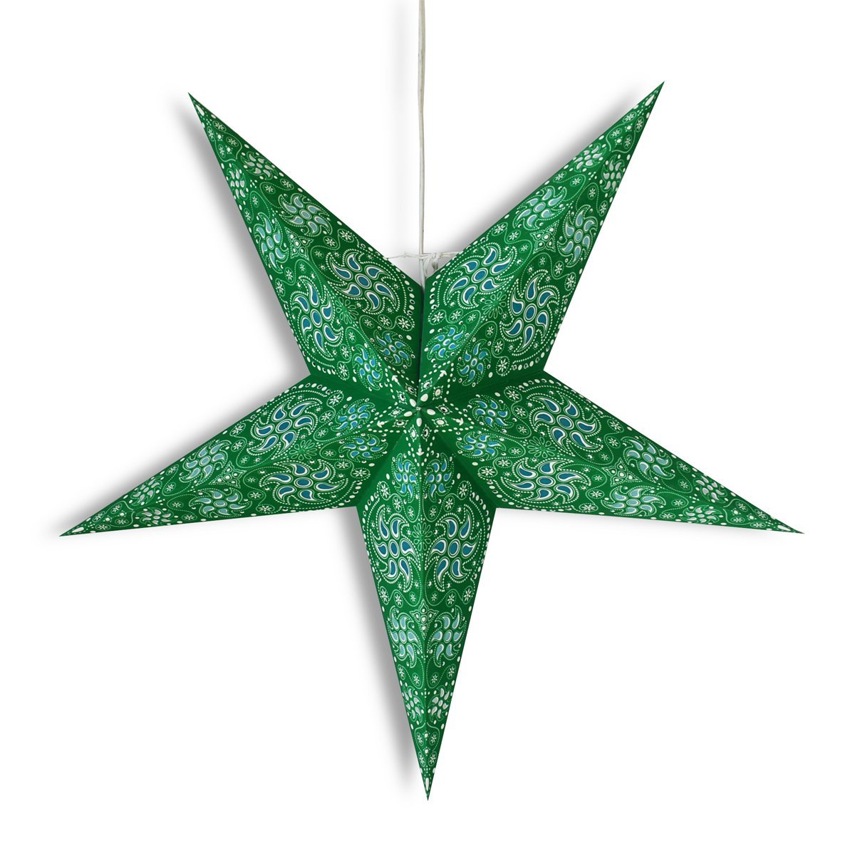 24&quot; Green Winds Paper Star Lantern, Hanging Wedding &amp; Party Decoration - PaperLanternStore.com - Paper Lanterns, Decor, Party Lights &amp; More